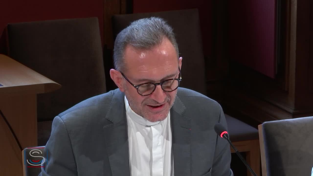 Audition de représentants de la Conférence des Evêques de France