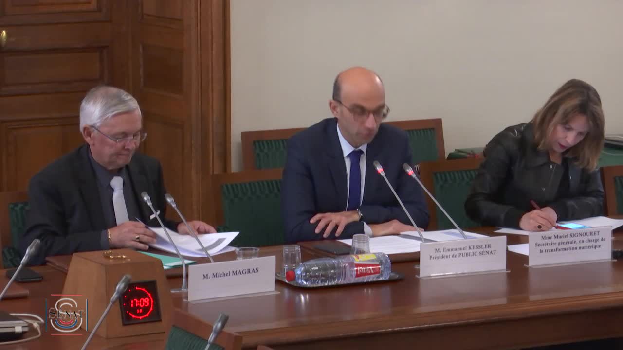 Audition de M. Emmanuel Kessler, président de Public Sénat