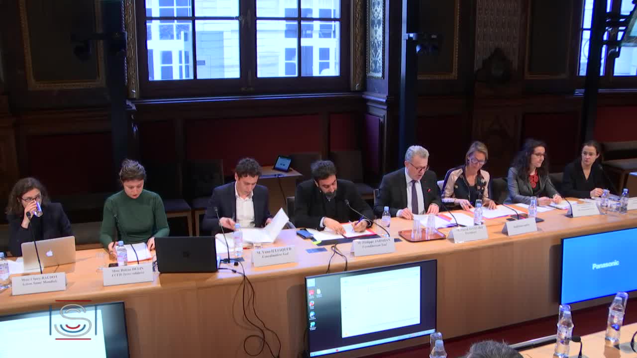 Audition conjointe d'ONG d'aide au développement dans la perspective de la future loi d'orientation et de programmation sur la solidarité internationale