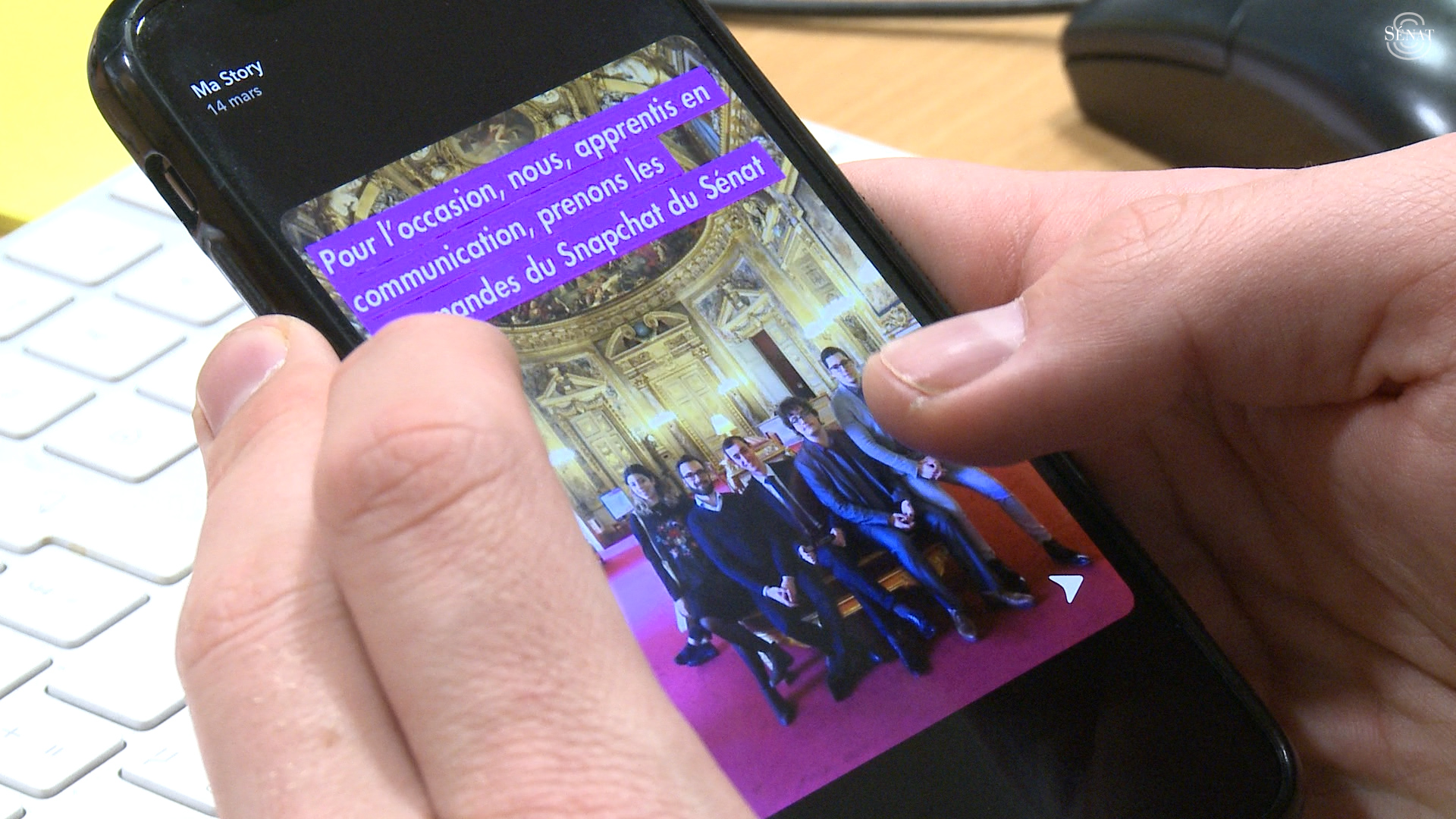 19es Rencontres sénatoriales de l'apprentissage : des apprentis aux commandes des réseaux sociaux du Sénat