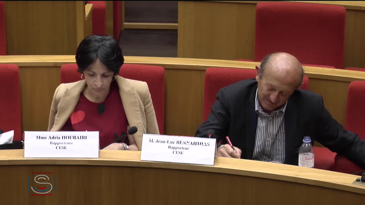 Audition Mme Adia Houbari et M. Jean-Luc Bennahmias