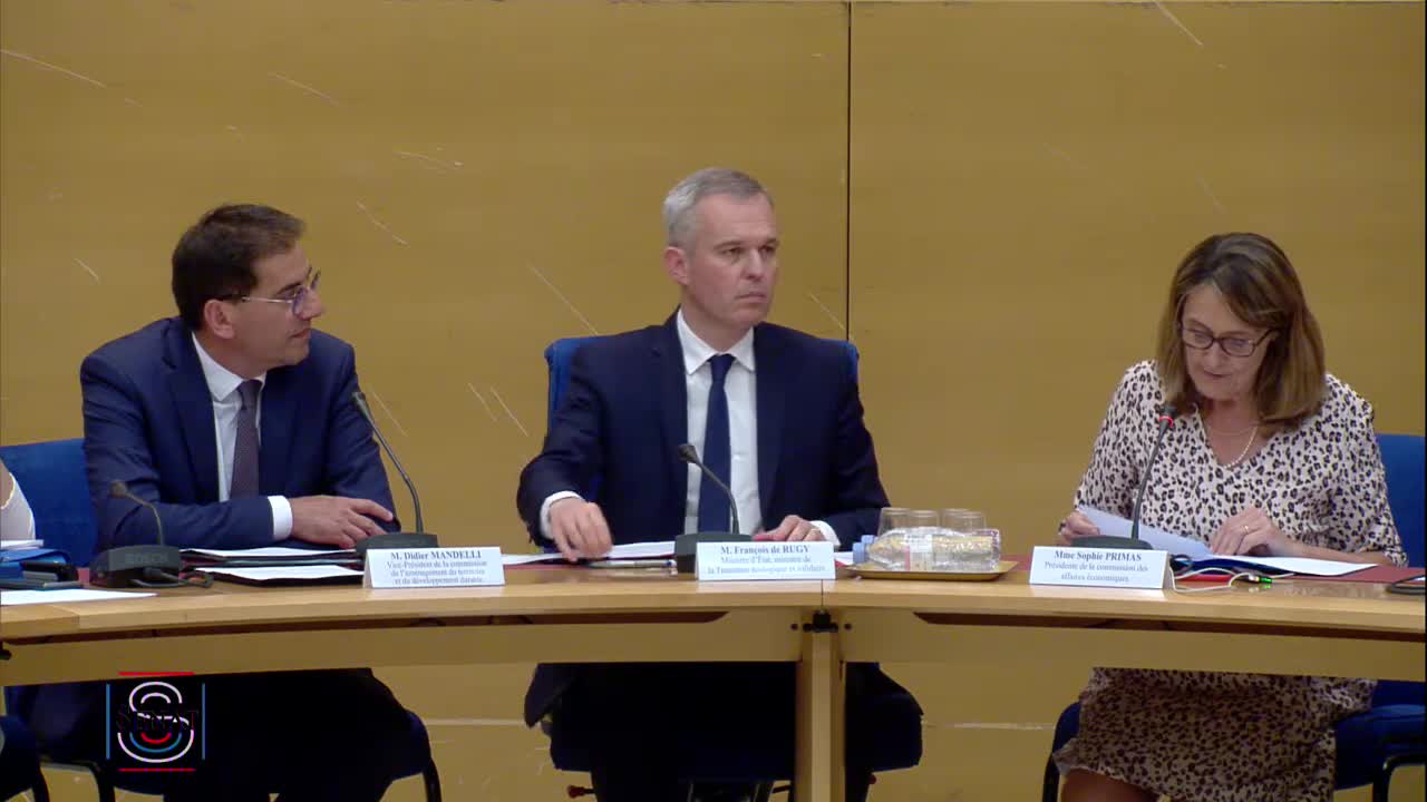 Audition de M. François de Rugy, ministre d’État, ministre de la transition écologique et solidaire