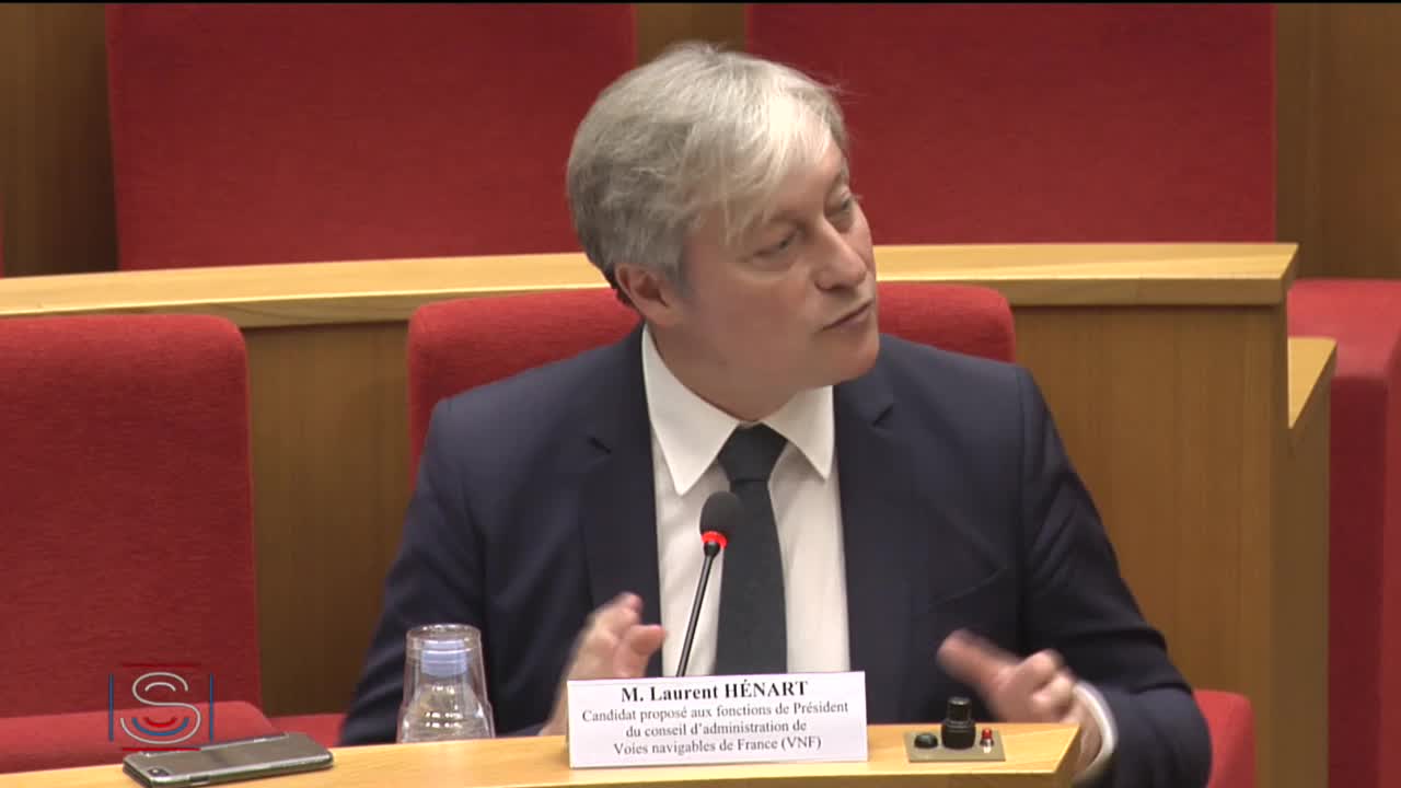 Audition de M. Laurent Hénart, candidat proposé aux fonctions de Président du conseil d'administration de l'établissement public de l'État dénommé Voies navigables de France (VNF)