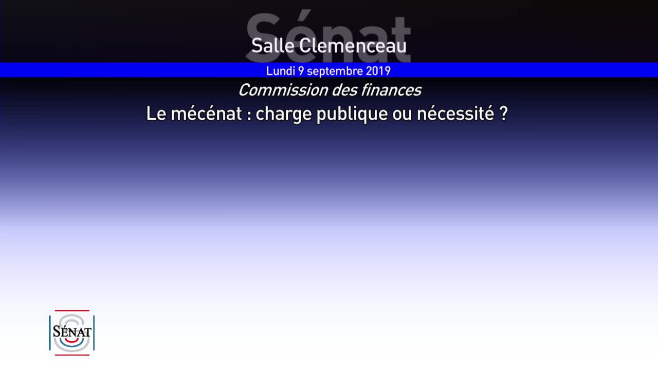Colloque "Le mécénat : charge publique ou nécessité ?"