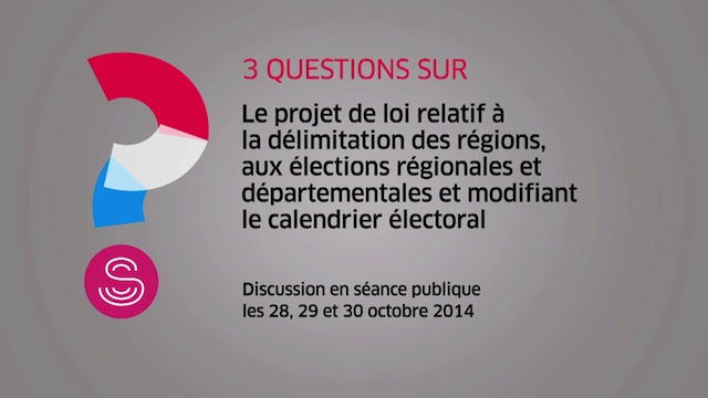 Délimitation des régions et élections régionales et départementales