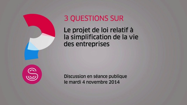 Simplification de la vie des entreprises