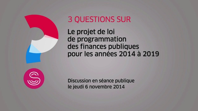 Programmation des finances publiques pour les années 2014 à 2019