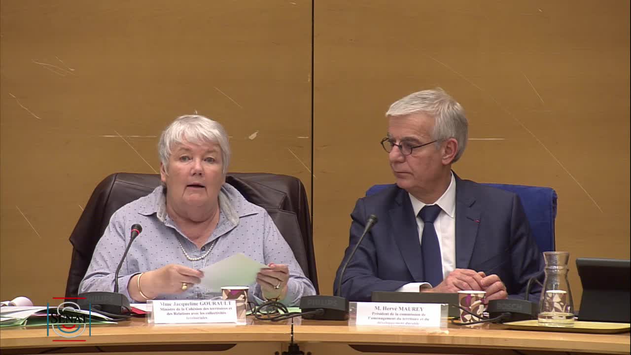 PLF pour 2020 et ANCT - Audition de Mme Jacqueline Gourault, ministre de la Cohésion des territoires et des Relations avec les collectivités territoriales