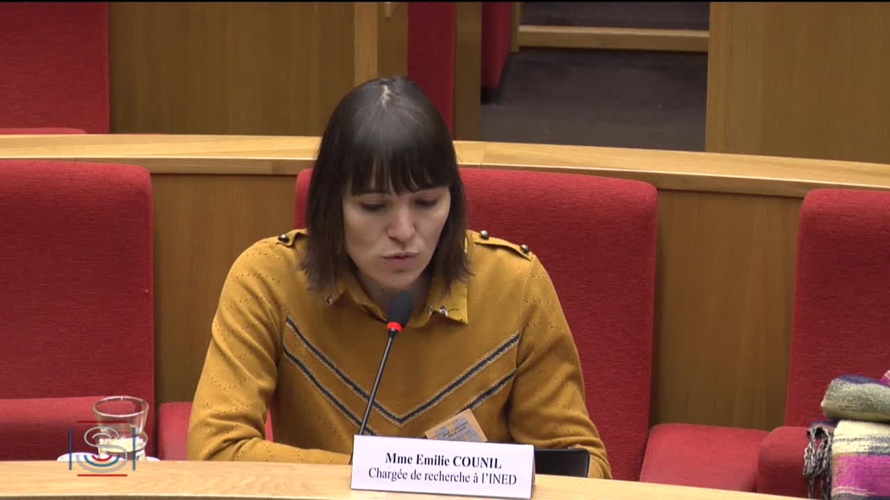 Audition de Mme Émilie Counil, chargée de recherche à l’Institut national d’études démographiques (INED)
