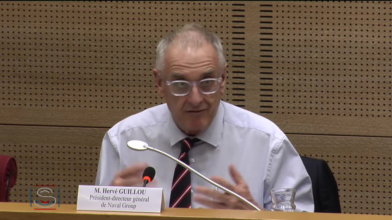 Chantiers de l'Atlantique - Audition de M. Hervé Guillou, président-directeur général de Naval Group