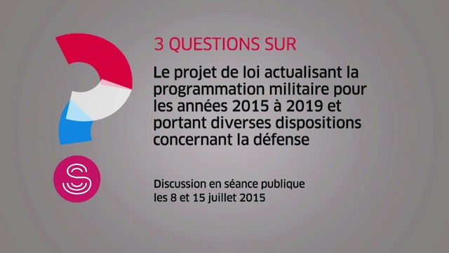 Programmation militaire pour les années 2015 à 2019