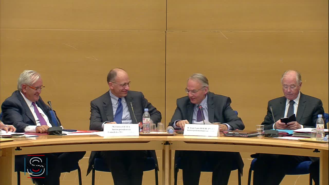 Audition de MM. Enrico Letta et Jean-Louis Bourlanges