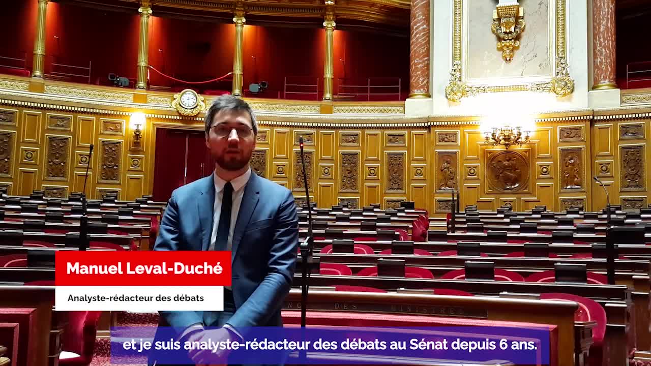 Le Sénat recrute par concours quatre analystes-rédacteurs des débats.