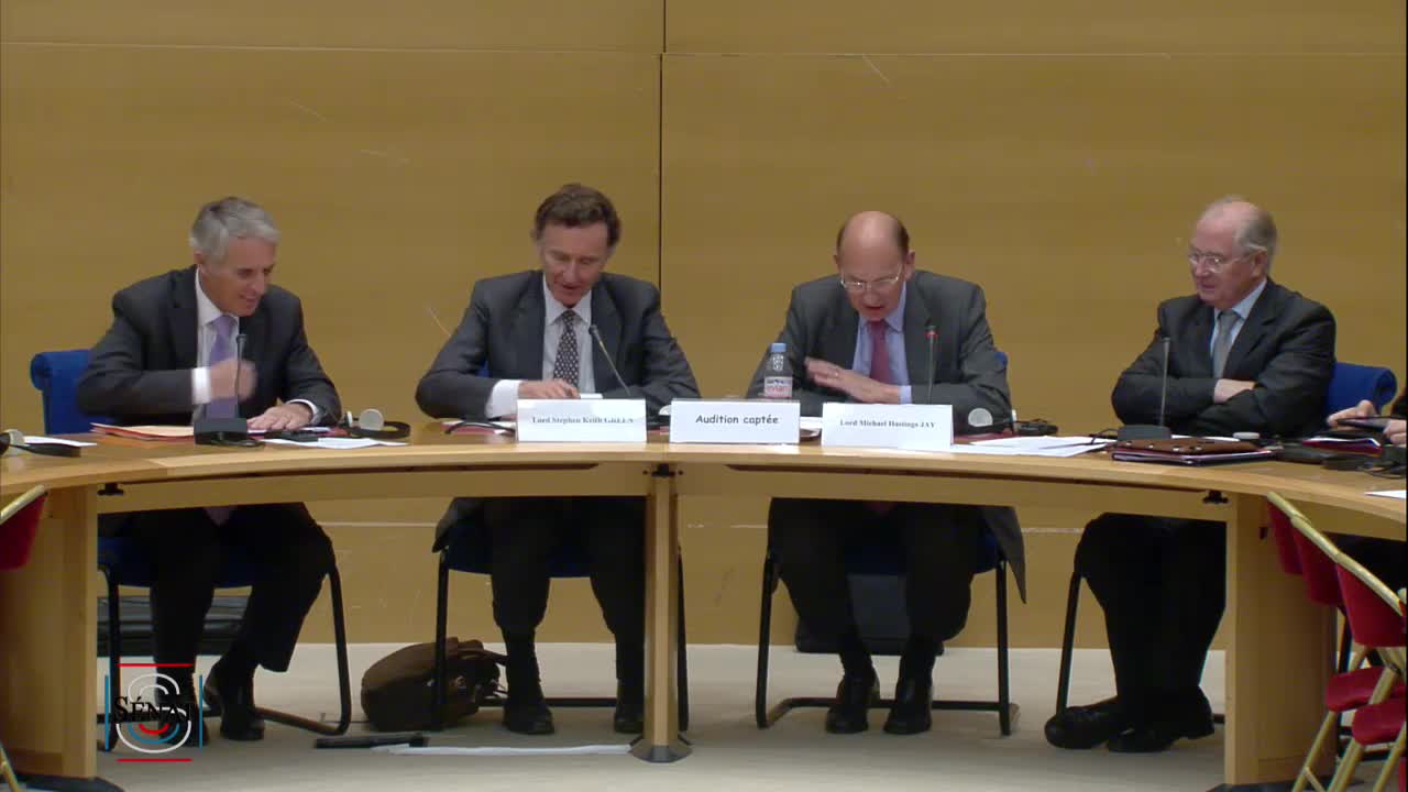 Audition de Lord Stephen Keith Green et Lord Michael Hastings Jay