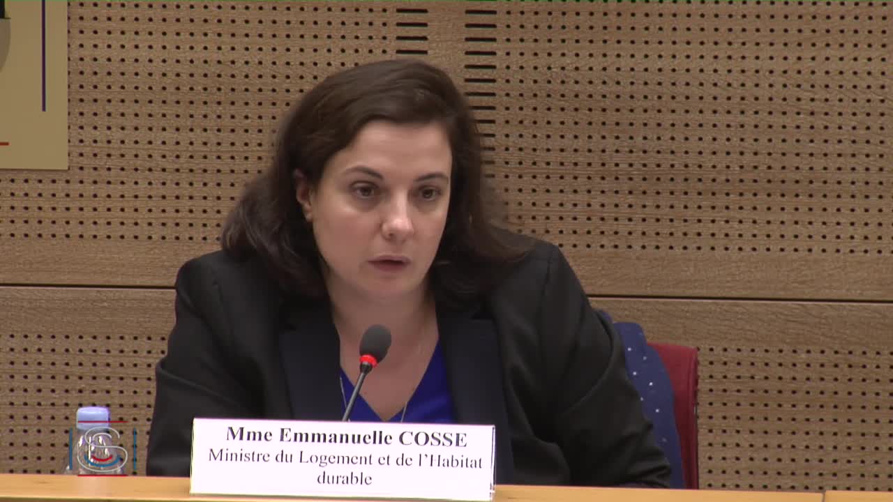 PLF pour 2017 - Audition Mme Emmanuelle Cosse, ministre