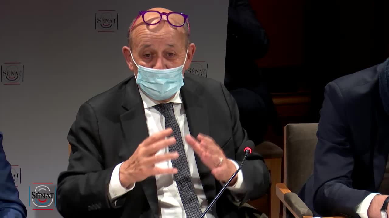Audition de M. Jean-Yves Le Drian, ministre de l'Europe et des affaires étrangères