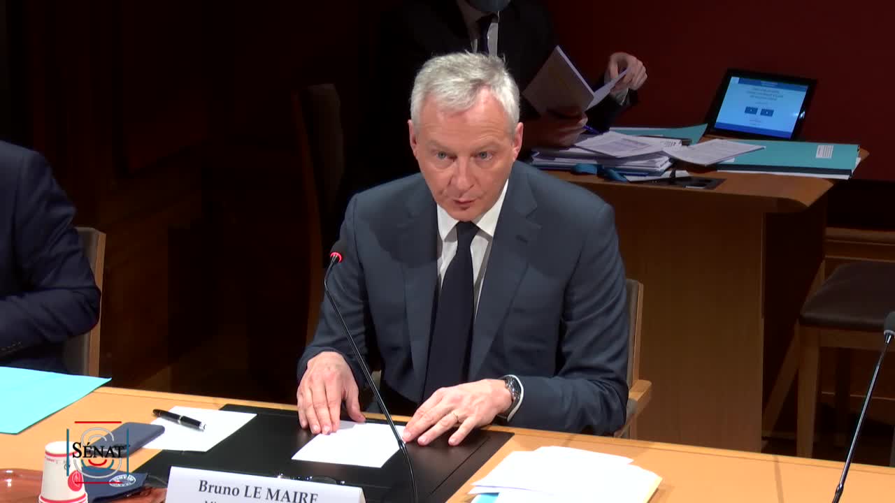 Audition de M. Bruno Le Maire, ministre de l’économie, des finances et de la relance