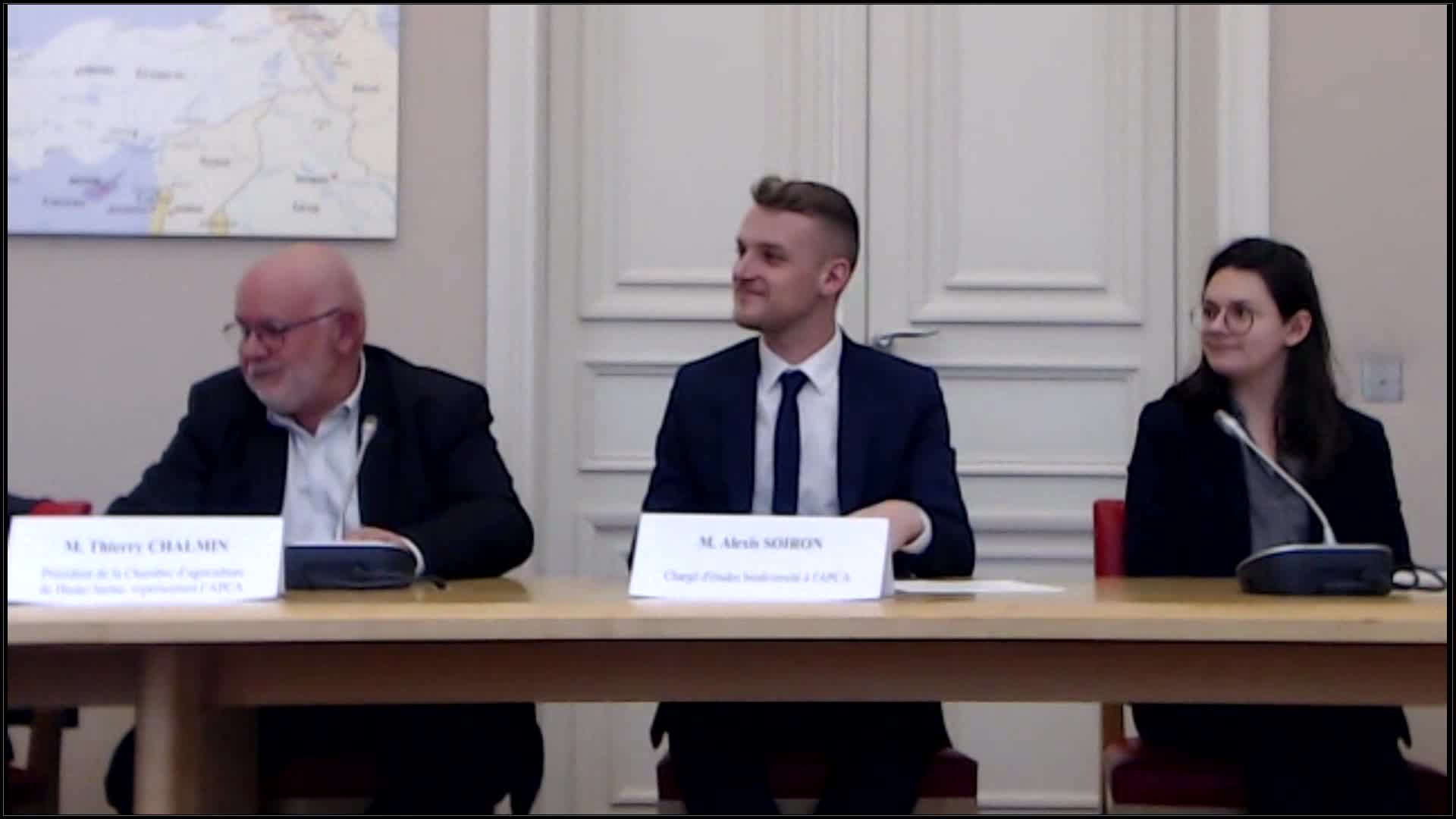 Audition de représentants de la Fédération des parcs naturels régionaux de France et de l'Assemblée permanente des chambres d'agriculture (APCA)