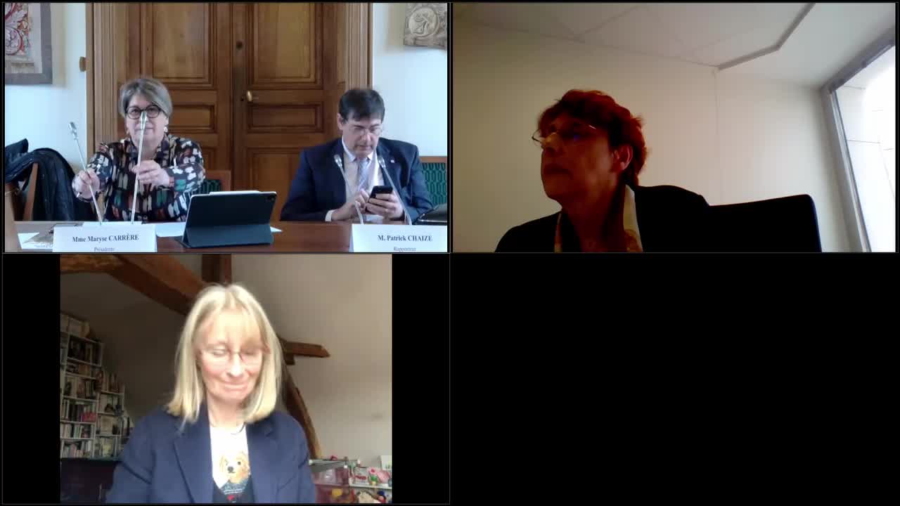 MI Chasse - Audition de Mme le Docteur Anne-Marie TRARIEUX, présidente de la section Éthique et déontologie du Conseil national de l'Ordre des médecins