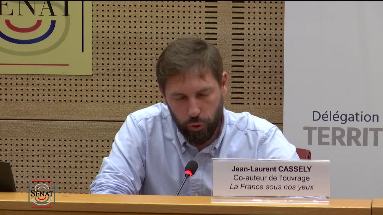Audition de Jean-Laurent Cassely - La France sous nos yeux