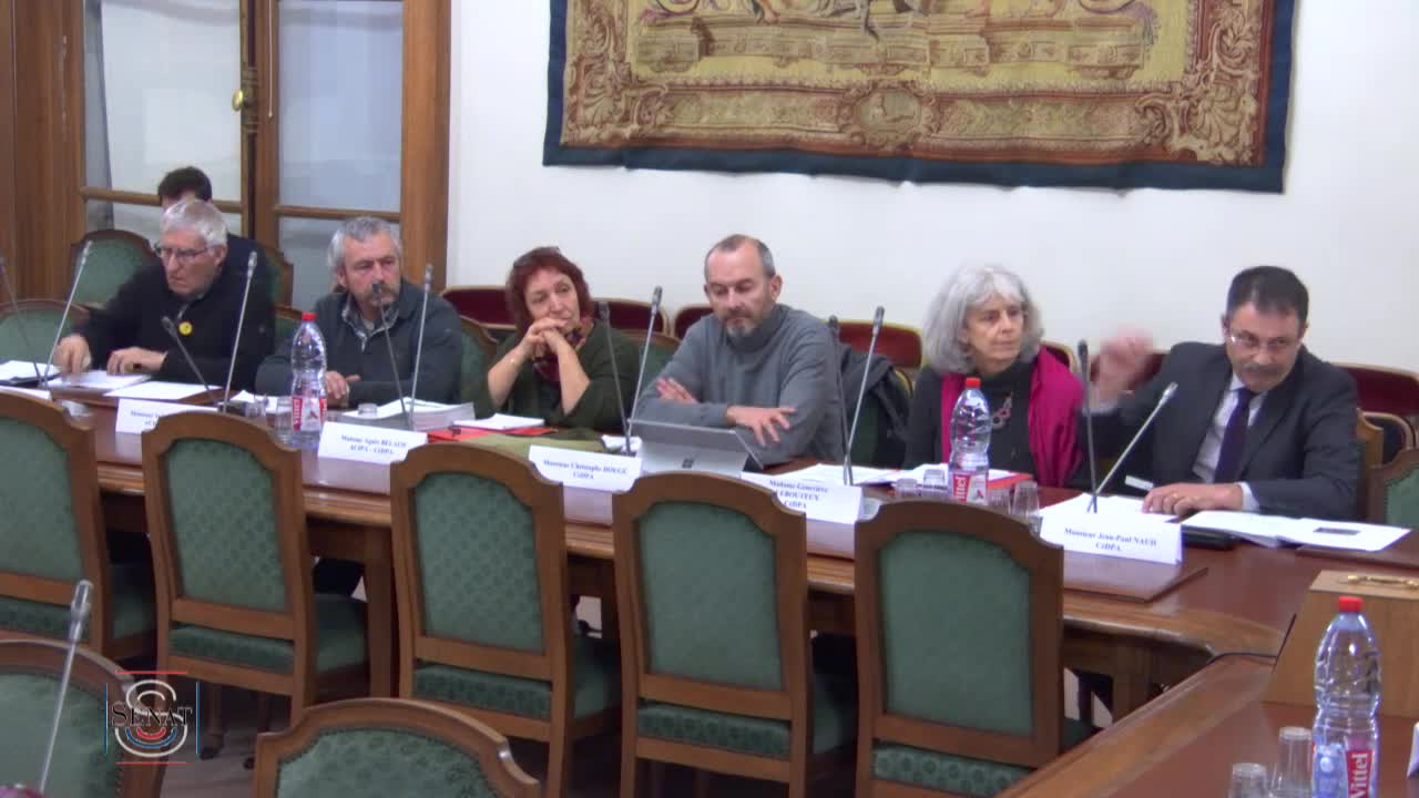 Audition de représentants de CéDpa, ACIPA et ADECA