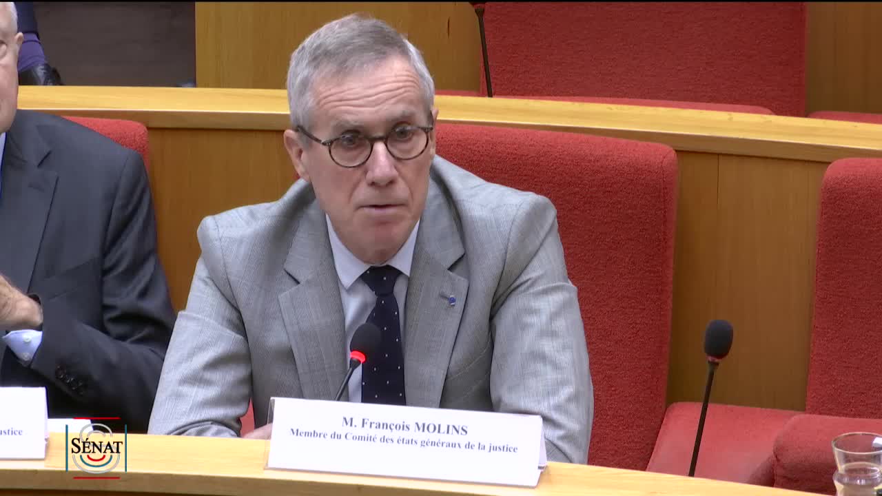Audition des membres du Comité des États généraux de la justice