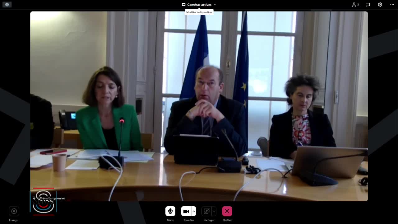 Audition de Mme Laurence Boone à la suite du Conseil européen des 20-21 octobre