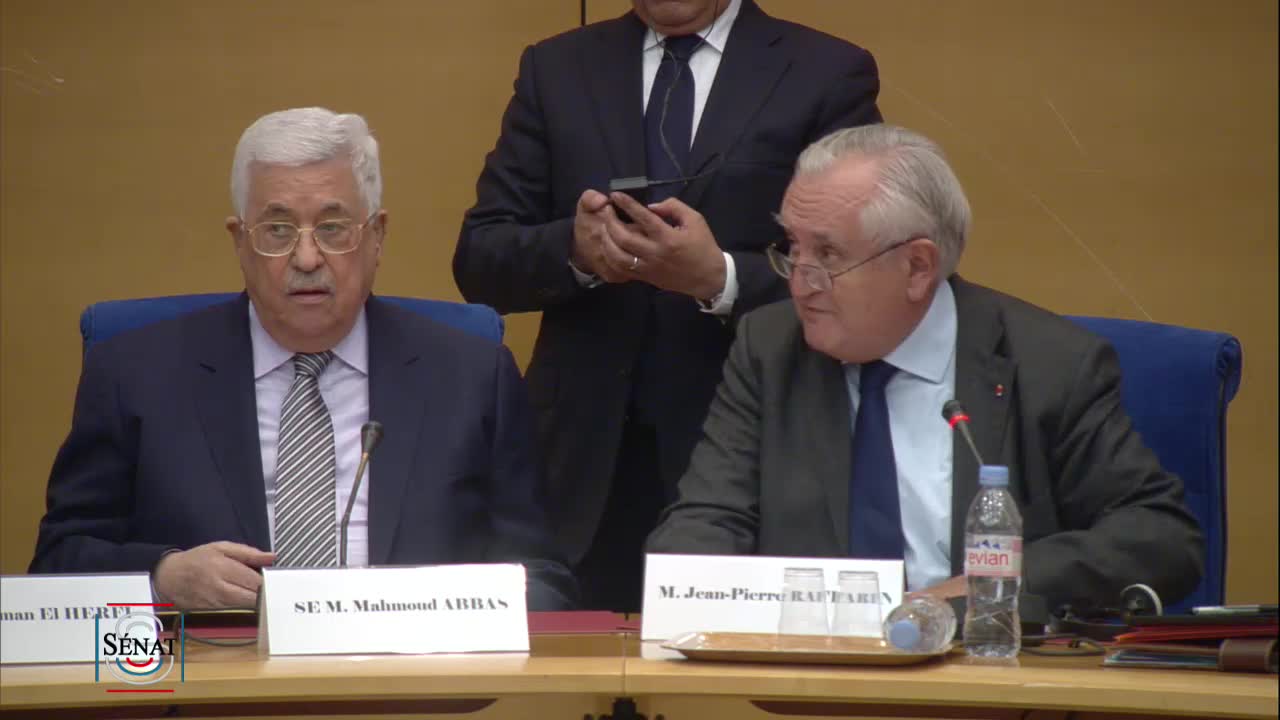 Audition de S.E. M. Mahmoud Abbas, Président de l'Autorité palestinienne