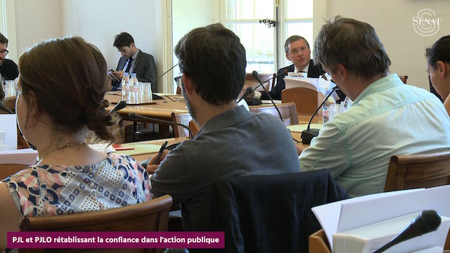 Questions sur le PJL et le PJLO rétablissant la confiance dans l'action publique