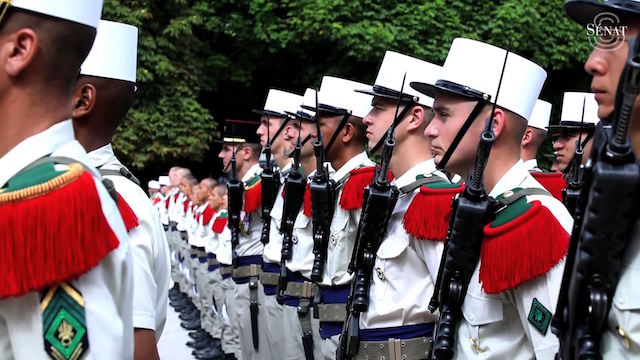Prise d'armes de la Légion étrangère