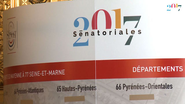 Sénatoriales2017 : La salle des conférences se prépare pour les élections