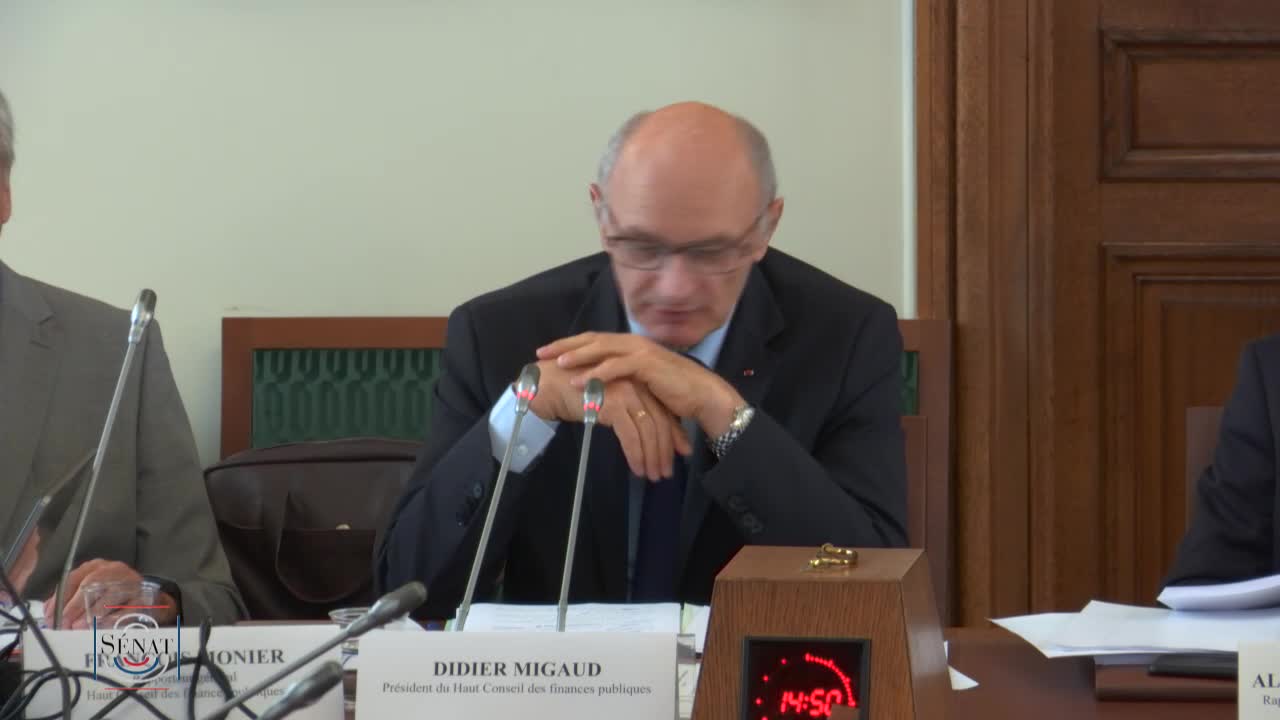 Audition de M. Didier Migaud sur le PLF, PLFSS 2018 et le PJL programmation des finances publiques