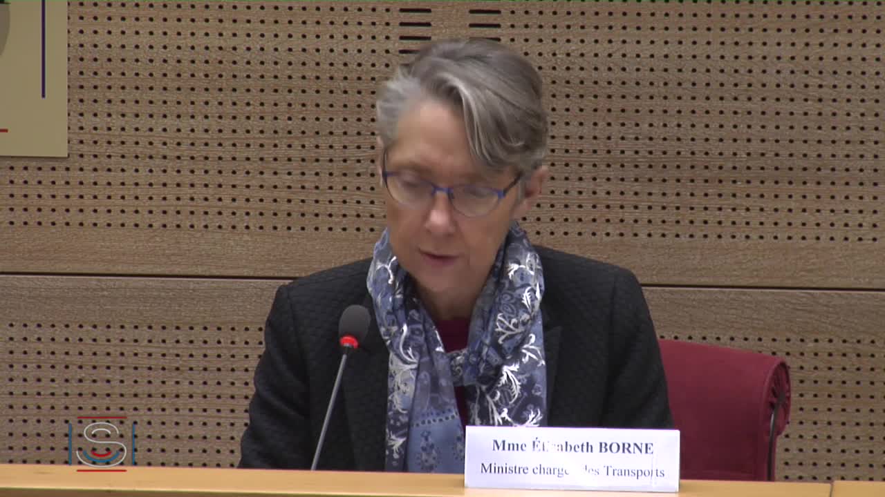 Audition Mme Elisabeth Borne, ministre