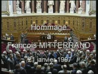Plaque commémorative : F. Mitterrand