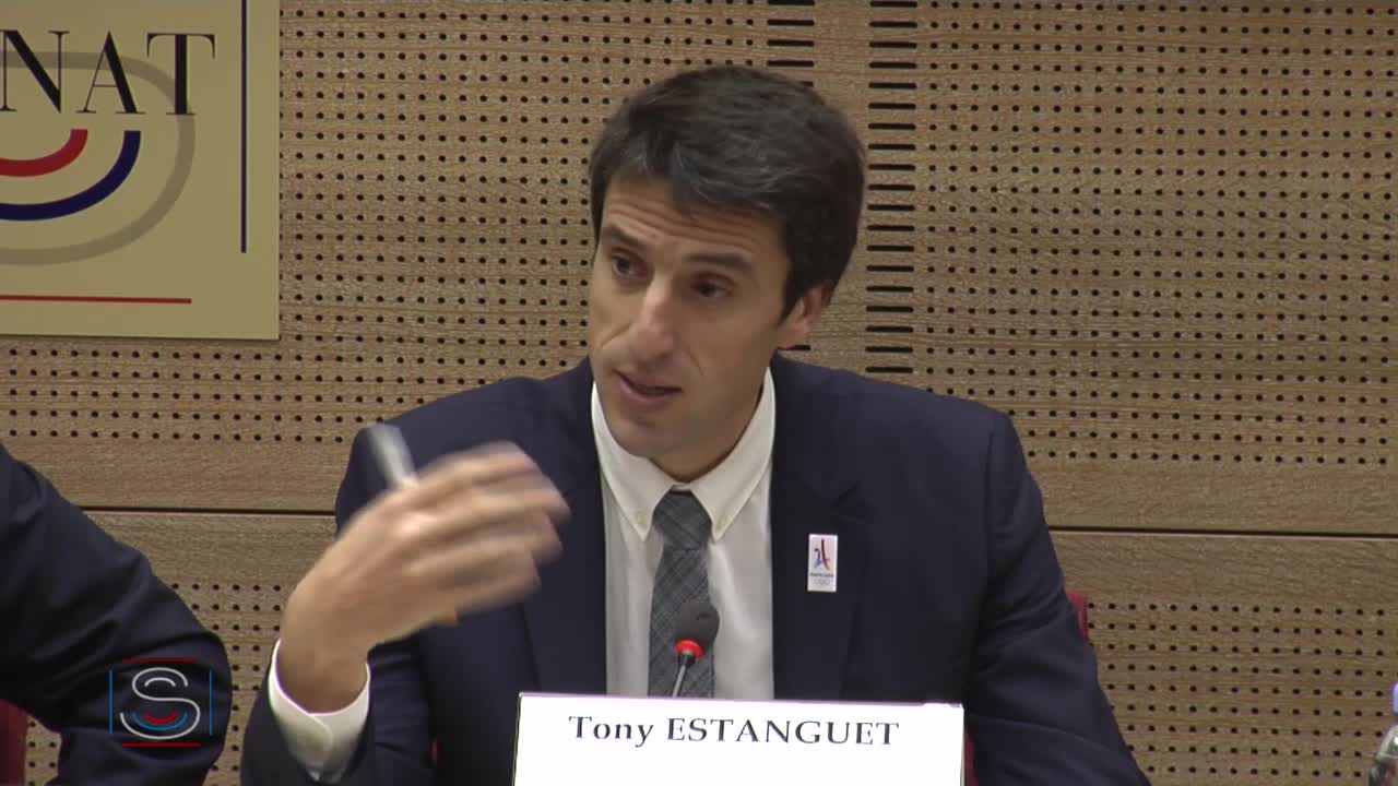 Auditions : 1/ M. Tony Estanguet (Paris 2024) ; 2/ M. Antoine Petit (CNRS)