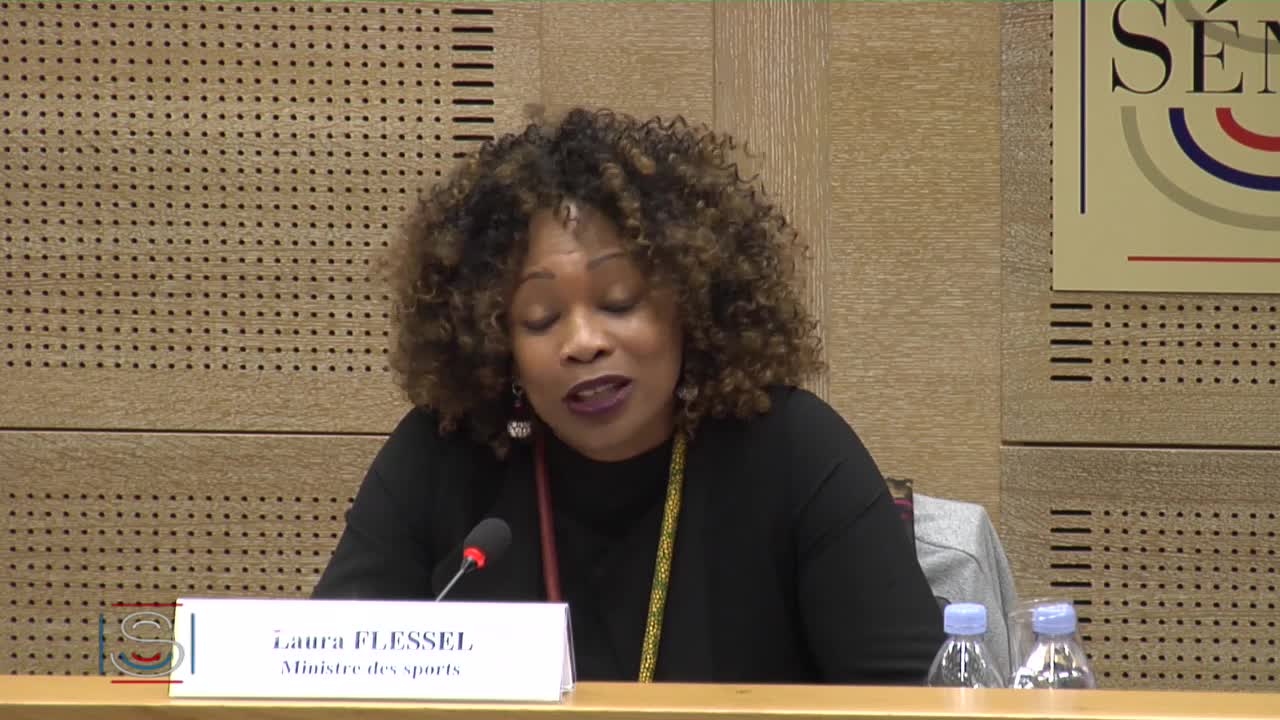 Réunion plénière : Audition de Mme Laura Flessel, ministre des sports