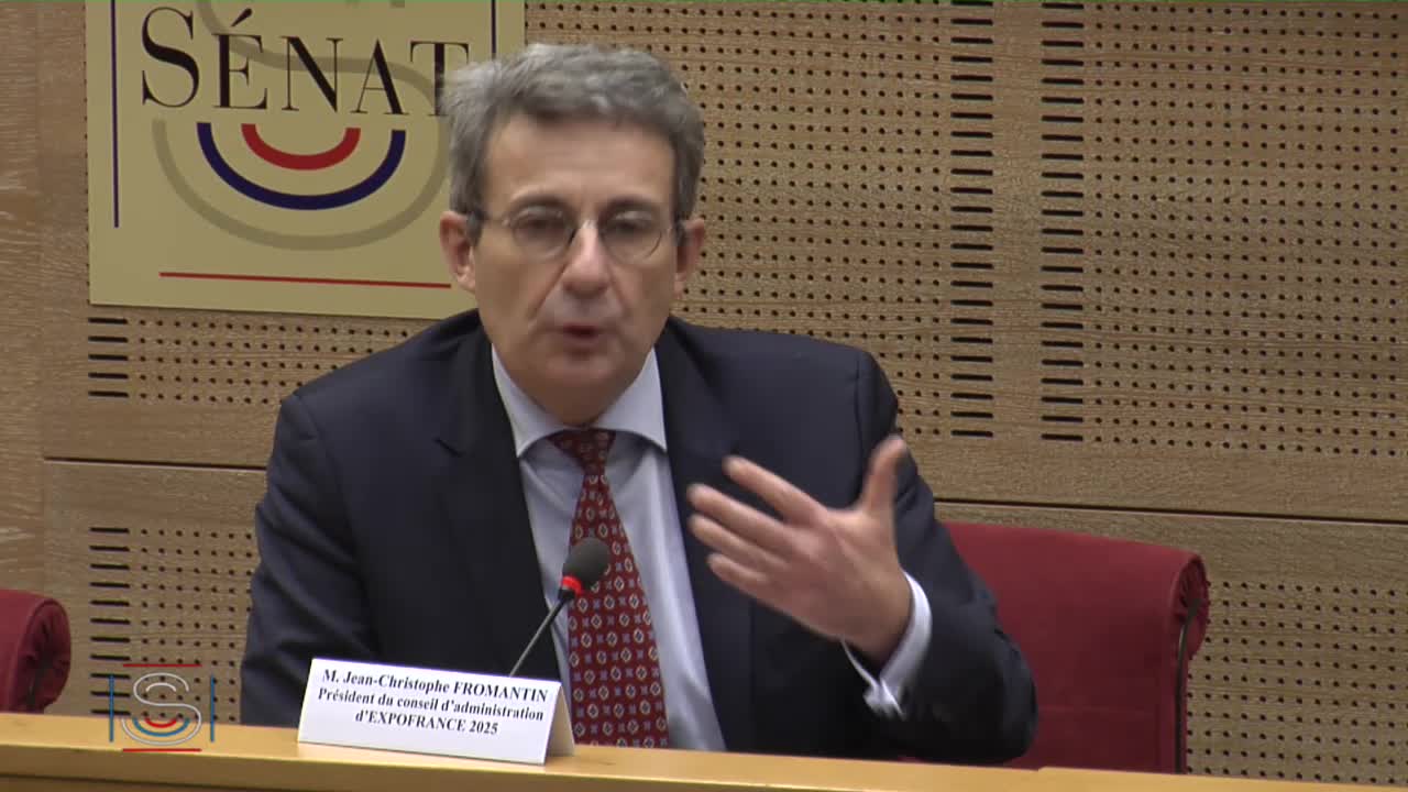 Conséquences économiques du retrait de la candidature Exposition universelle 2025 - Audition de M. Jean-Christophe Fromantin