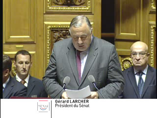 Election du président du Sénat