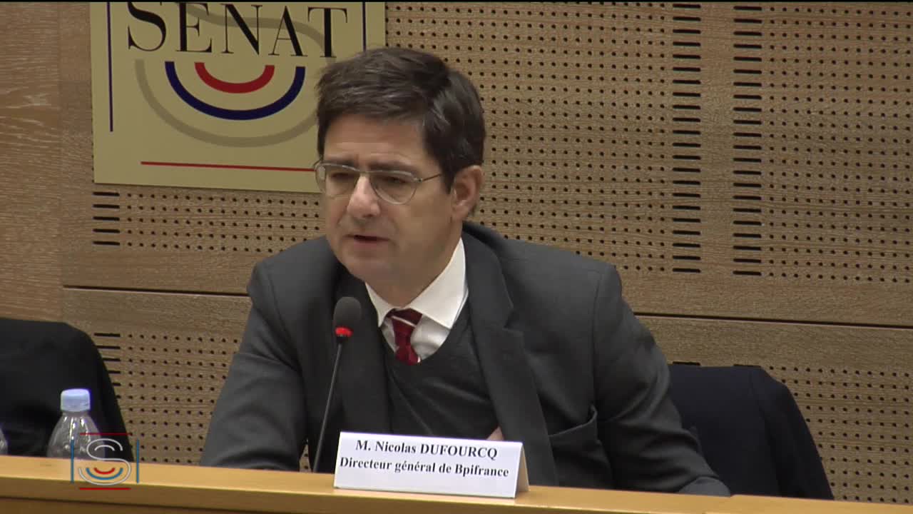 Audition de M. Nicolas Dufourcq, directeur général de Bpifrance