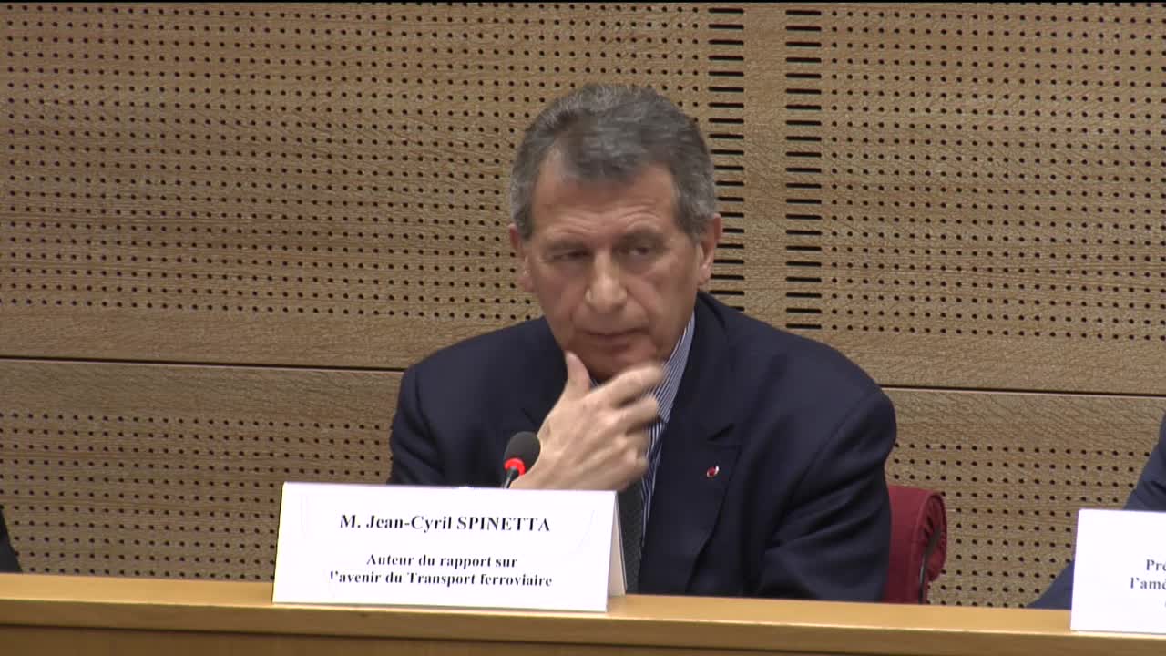 Audition de M. Jean-Cyril Spinetta, auteur du rapport sur l'avenir du Transport ferroviaire