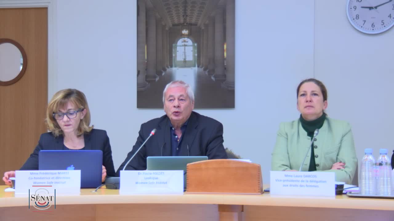 Droit des femmes : Audition du Docteur Pierre Foldès et de Frédérique Martz, co-fondatrice et directrice de Women Safe