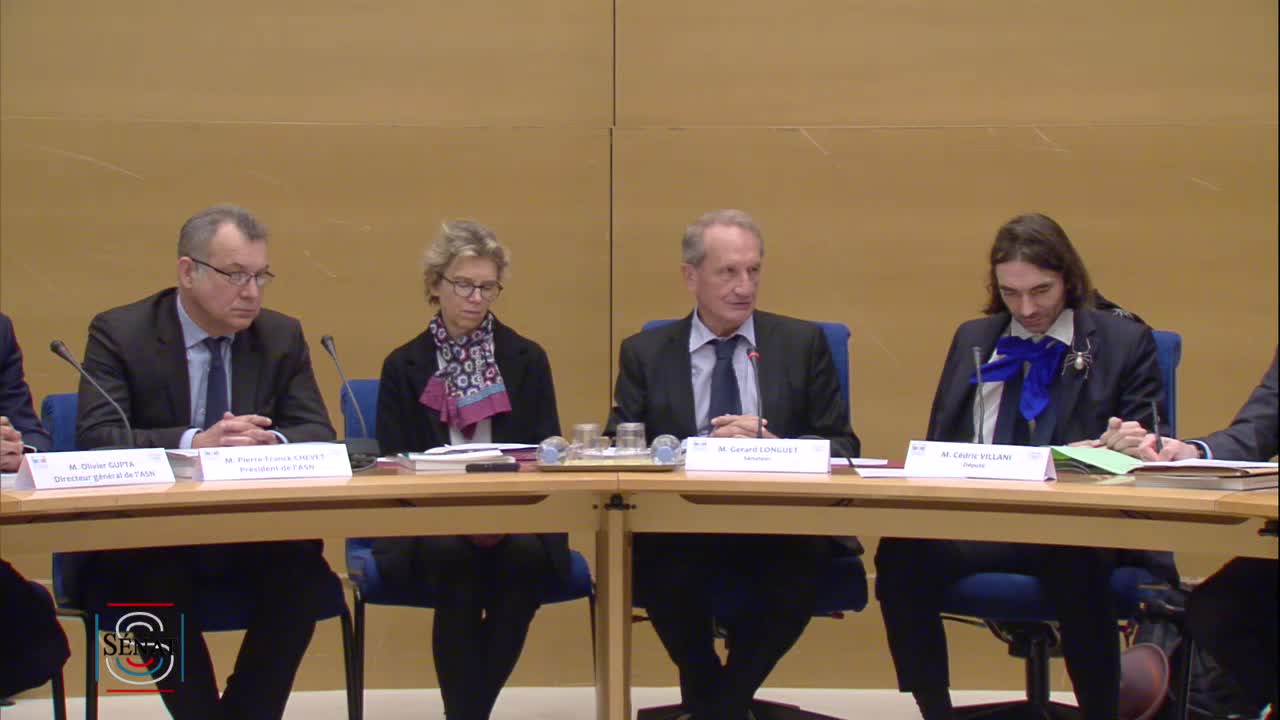 Présentation du rapport annuel pour l'année 2017 de l'Autorité de sûreté nucléaire (ASN) sur l'état de la sûreté nucléaire et de la radioprotection en France, par M. Pierre-Franck Chevet, président de l'ASN