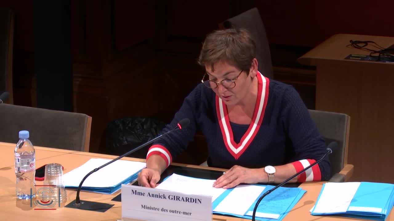 Audition de Mme Annick Girardin, ministre des outre-mer, dans le cadre de l'étude sur la jeunesse des outre-mer et le sport