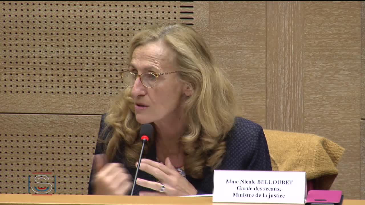 PJL et PJLO Réforme de la justice - Audition de Mme Nicole BELLOUBET, garde des sceaux, ministre de la justice