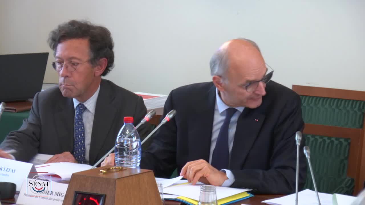 Audition M. MIGAUD sur le rapport relatif aux taxes affectées
