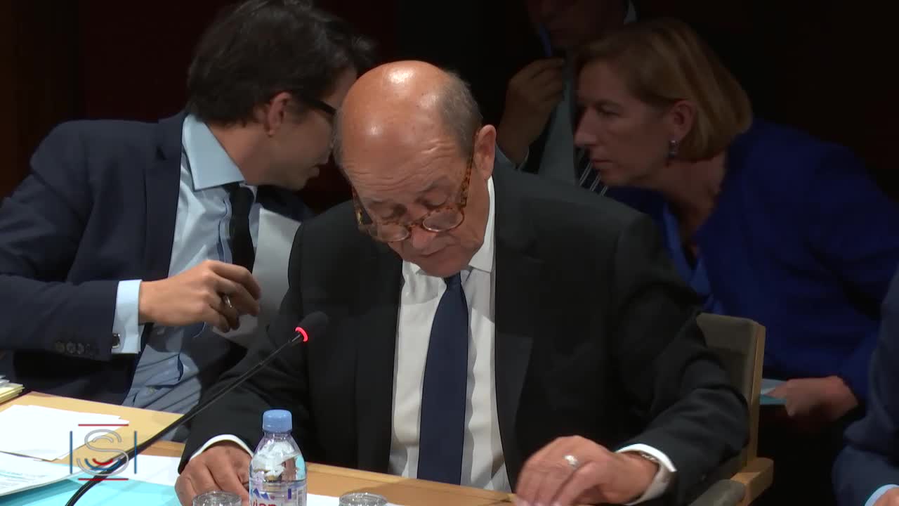 PLF pour 2019 - Audition de M. Jean-Yves Le Drian, ministre de l'Europe et des affaires étrangères