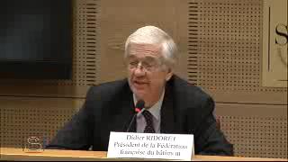 Table ronde avec Didier Ridoret, président de la FFB et de Patrick Liebus, président de la CAPEB.