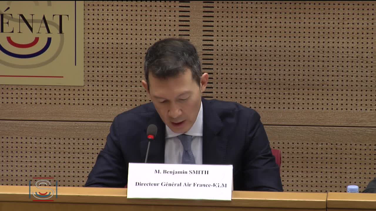 Audition de M. Benjamin Smith, directeur général du groupe Air France-KLM