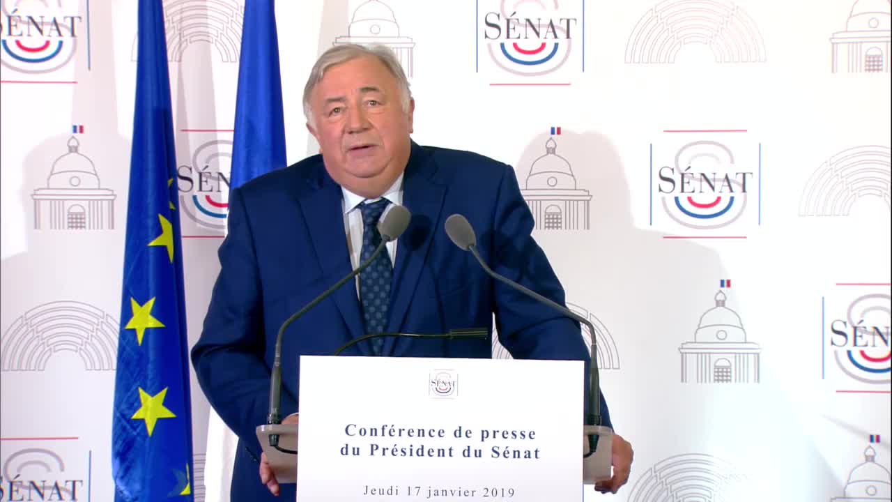 Conférence de presse avec l'Association des Journalistes Parlementaires