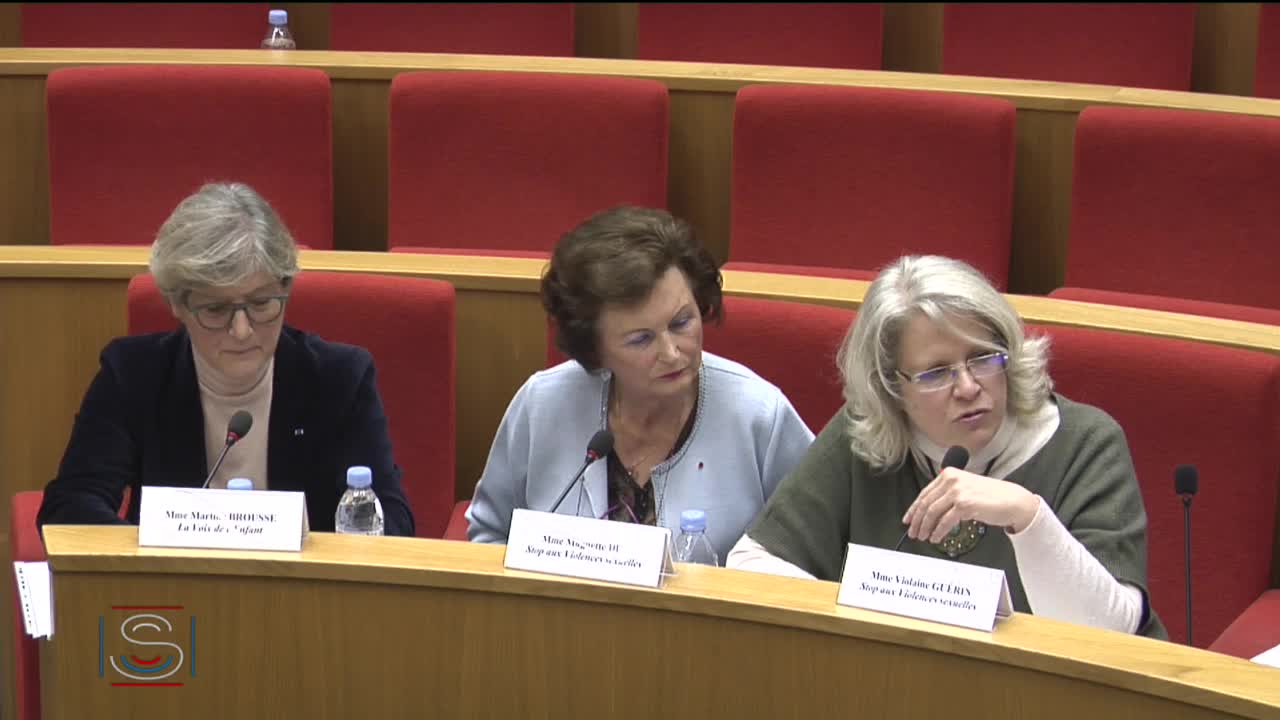 Audition d'associations de victimes